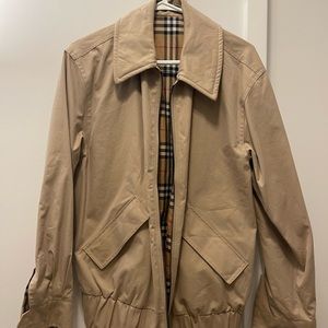 Burberry Reversible Nova Rainbow Check Harrington Jacket